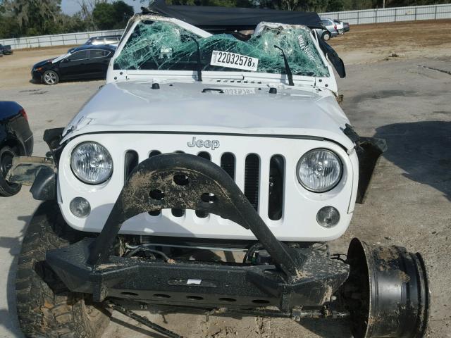 1C4AJWAG9EL326479 - 2014 JEEP WRANGLER S 白色 照片 9