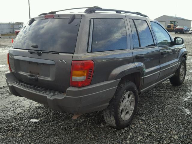 1J4G248SXYC145394 - 2000 JEEP GRAND CHER GRAY photo 4