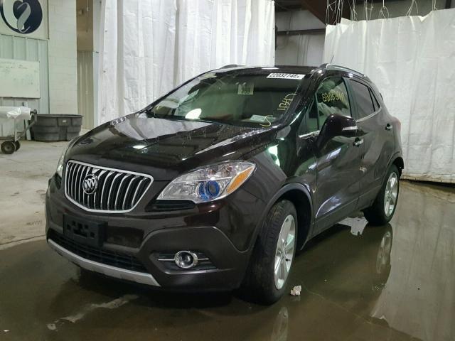 KL4CJCSB0FB174944 - 2015 BUICK ENCORE BROWN photo 2