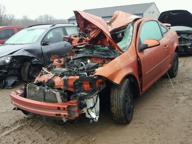 1G1AL12F857564697 - 2005 CHEVROLET COBALT LS ORANGE photo 2