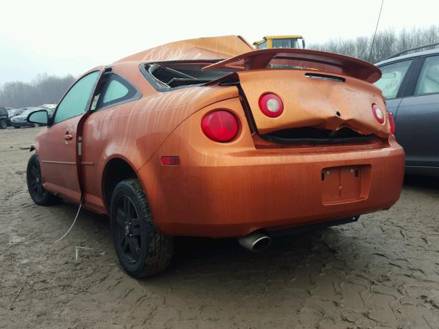 1G1AL12F857564697 - 2005 CHEVROLET COBALT LS ORANGE photo 3