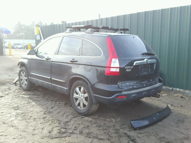 5J6RE48709L055295 - 2009 HONDA CR-V EXL BLACK photo 3