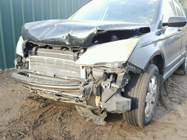 5J6RE48709L055295 - 2009 HONDA CR-V EXL BLACK photo 9