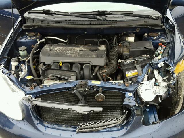 JTDBR32E460084406 - 2006 TOYOTA COROLLA CE BLUE photo 7