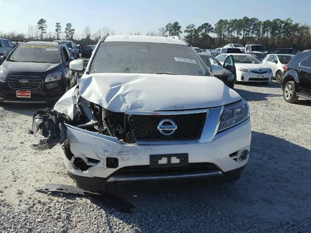 5N1AR2MN0EC642022 - 2014 NISSAN PATHFINDER WHITE photo 10