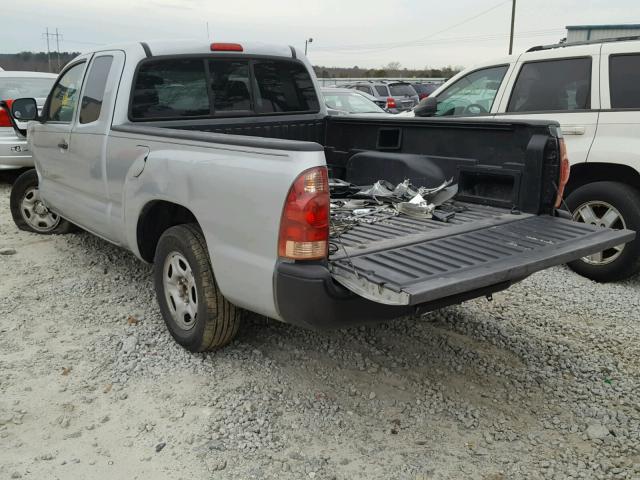 5TETX22N36Z166860 - 2006 TOYOTA TACOMA ACC SILVER photo 3