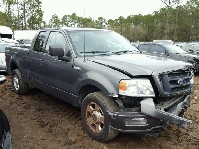 1FTRX12W54NC24481 - 2004 FORD F150 GRAY photo 1