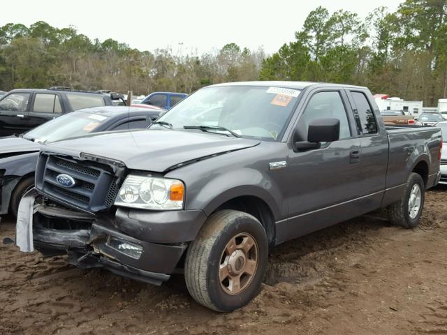 1FTRX12W54NC24481 - 2004 FORD F150 GRAY photo 2