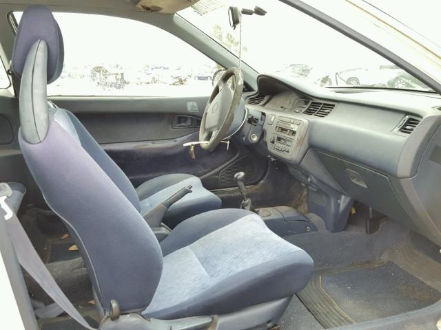 2HGEH2367NH544493 - 1992 HONDA CIVIC VX WHITE photo 5