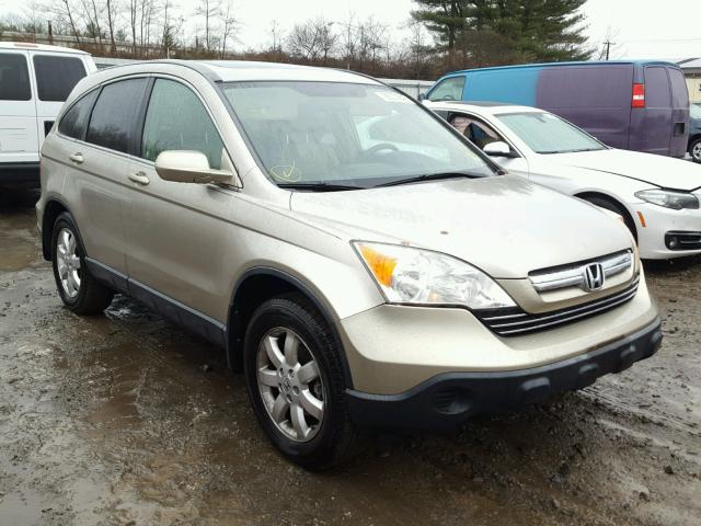 JHLRE48787C004763 - 2007 HONDA CR-V EXL BEIGE photo 1