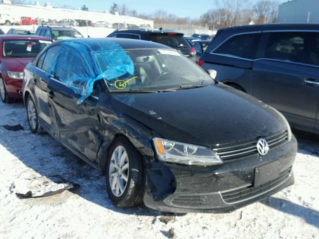 3VWD17AJ3EM268671 - 2014 VOLKSWAGEN JETTA SE BLACK photo 1