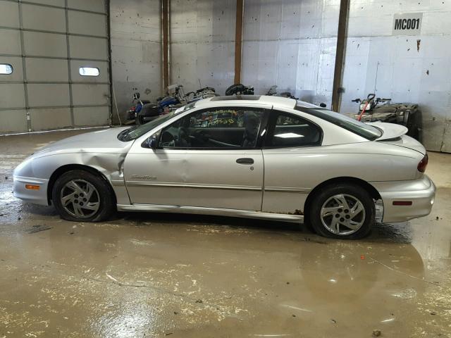 1G2JB124827180363 - 2002 PONTIAC SUNFIRE SE SILVER photo 9