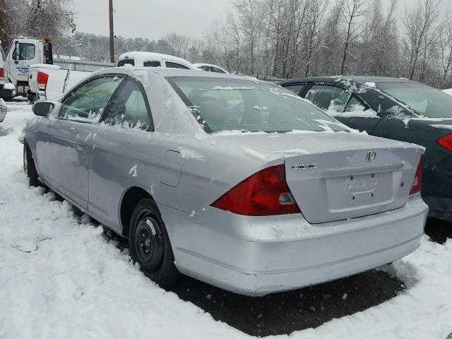 1HGEM21943L001417 - 2003 HONDA CIVIC EX ვერცხლისფერი ფოტო 3