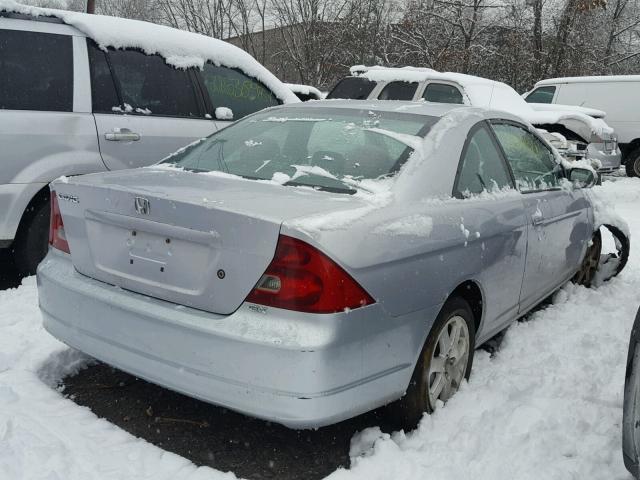 1HGEM21943L001417 - 2003 HONDA CIVIC EX ვერცხლისფერი ფოტო 4