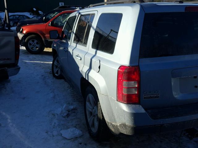 1C4NJRFBXDD234550 - 2013 JEEP PATRIOT LA SILVER photo 3