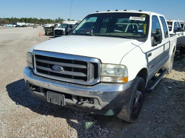 1FTNW20P34EC41993 - 2004 FORD F250 SUPER WHITE photo 2