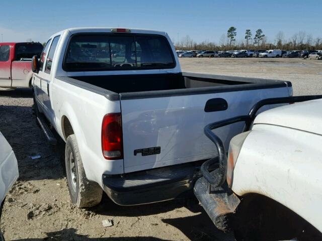 1FTNW20P34EC41993 - 2004 FORD F250 SUPER WHITE photo 3