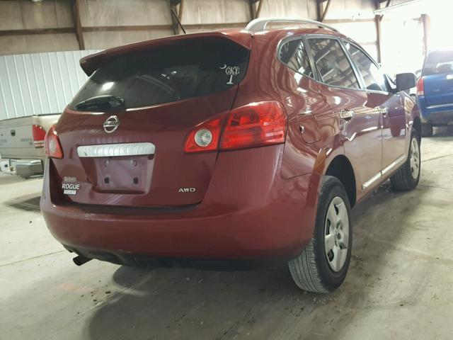 JN8AS5MV8FW255040 - 2015 NISSAN ROGUE SELE RED photo 4