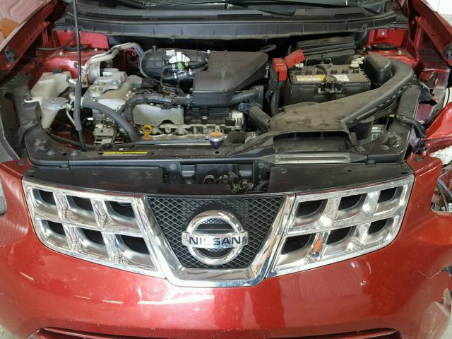 JN8AS5MV8FW255040 - 2015 NISSAN ROGUE SELE RED photo 7