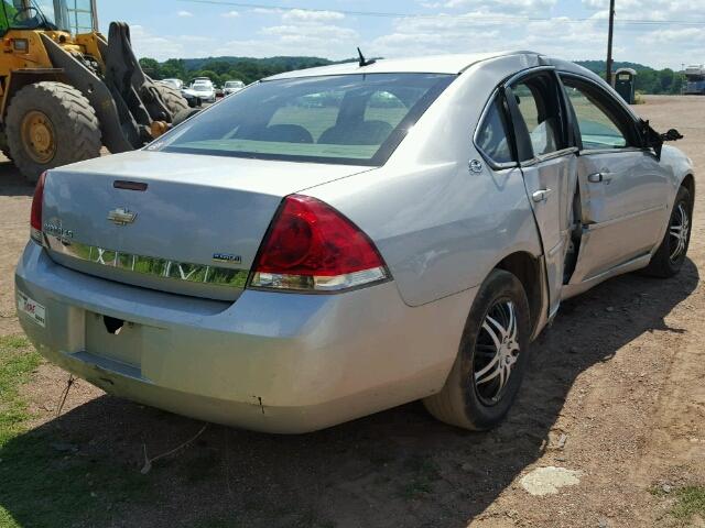 2G1WB58K679189012 - 2007 CHEVROLET IMPALA LS SILVER photo 4