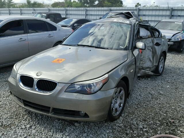 WBANA53524B850629 - 2004 BMW 525I GOLD photo 2