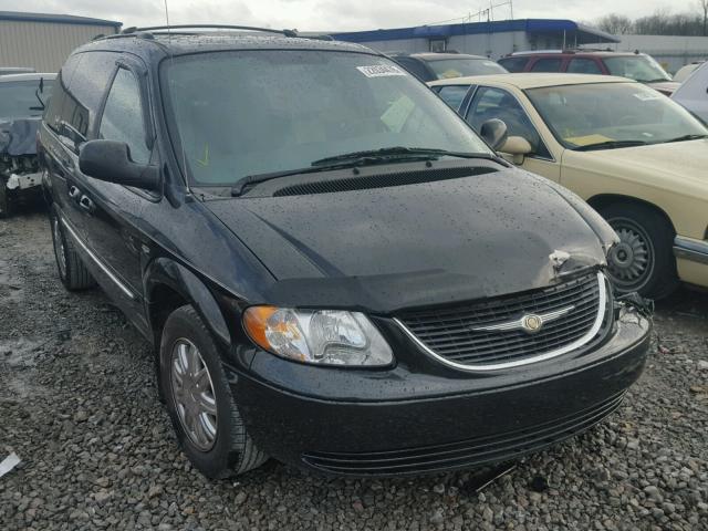 2C4GP54L74R566874 - 2004 CHRYSLER TOWN & COU BLACK photo 1