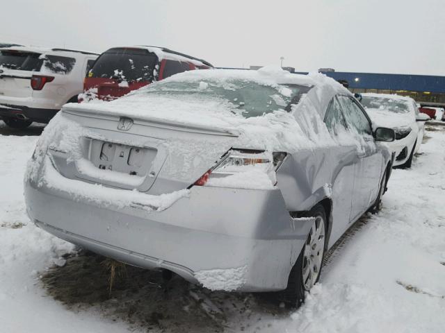 2HGFG12686H545673 - 2006 HONDA CIVIC LX SILVER photo 4