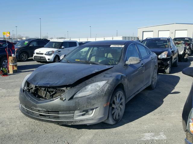 1YVHZ8DH2C5M13417 - 2012 MAZDA 6 I GRAY photo 2