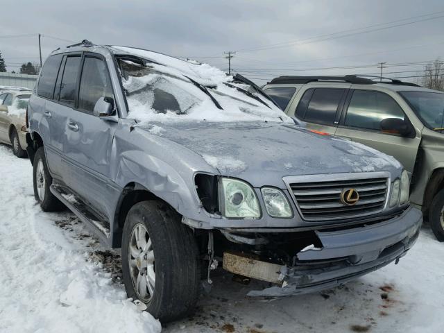 JTJHT00W733524745 - 2003 LEXUS LX 470 SILVER photo 1