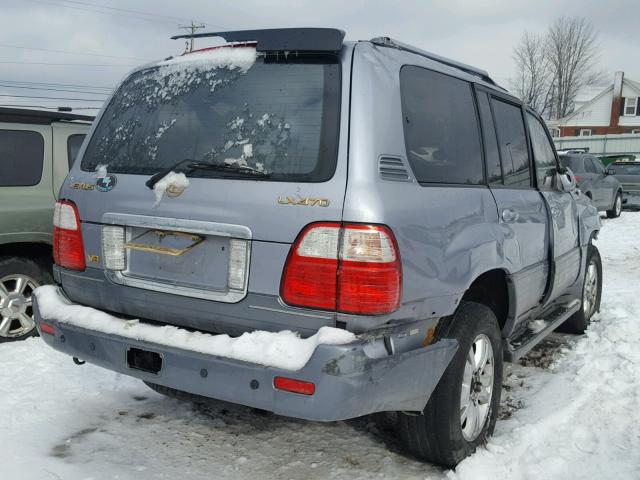 JTJHT00W733524745 - 2003 LEXUS LX 470 SILVER photo 4