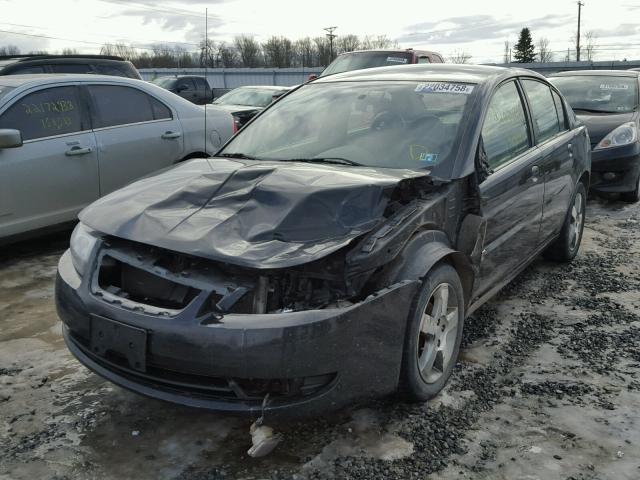 1G8AL55F77Z149012 - 2007 SATURN ION LEVEL BLACK photo 2