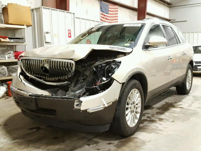 5GAEV23D09J131133 - 2009 BUICK ENCLAVE CX GOLD photo 2