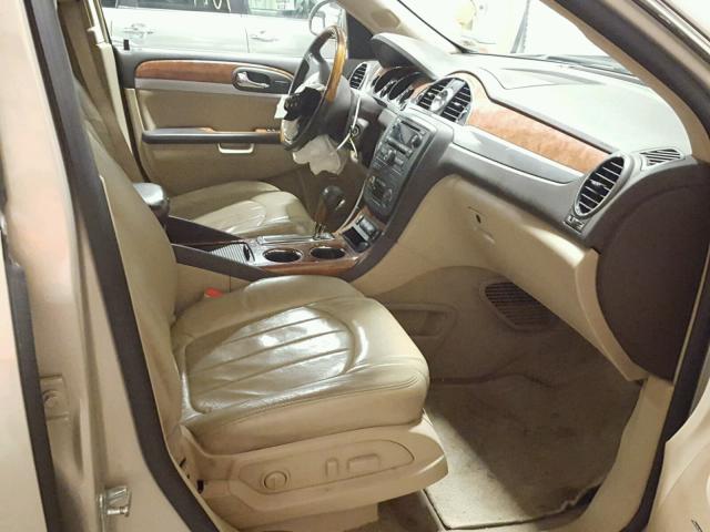 5GAEV23D09J131133 - 2009 BUICK ENCLAVE CX GOLD photo 5