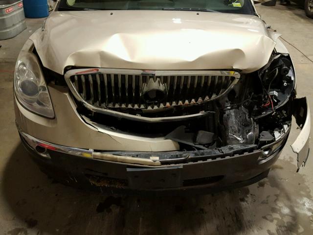 5GAEV23D09J131133 - 2009 BUICK ENCLAVE CX GOLD photo 7