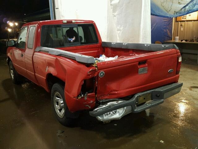 1FTYR14U91PA95405 - 2001 FORD RANGER SUP RED photo 3
