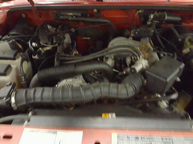 1FTYR14U91PA95405 - 2001 FORD RANGER SUP RED photo 7