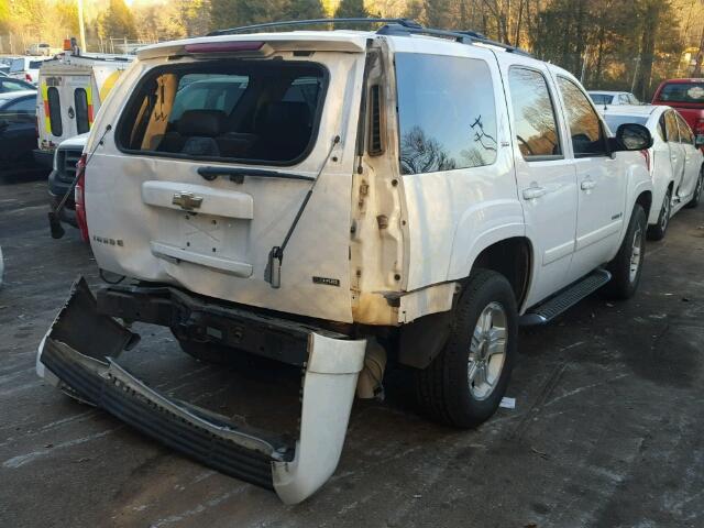 1GNFC23069R148680 - 2009 CHEVROLET TAHOE C150 WHITE photo 4