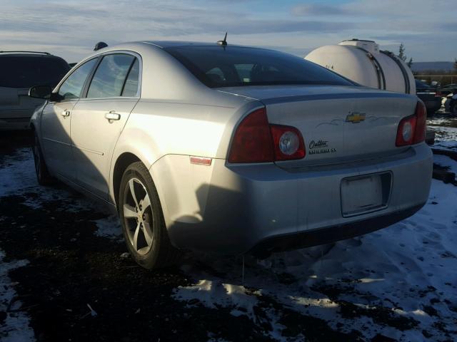 1G1ZC5E15BF354215 - 2011 CHEVROLET MALIBU 1LT SILVER photo 3