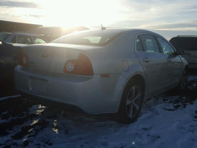 1G1ZC5E15BF354215 - 2011 CHEVROLET MALIBU 1LT SILVER photo 4