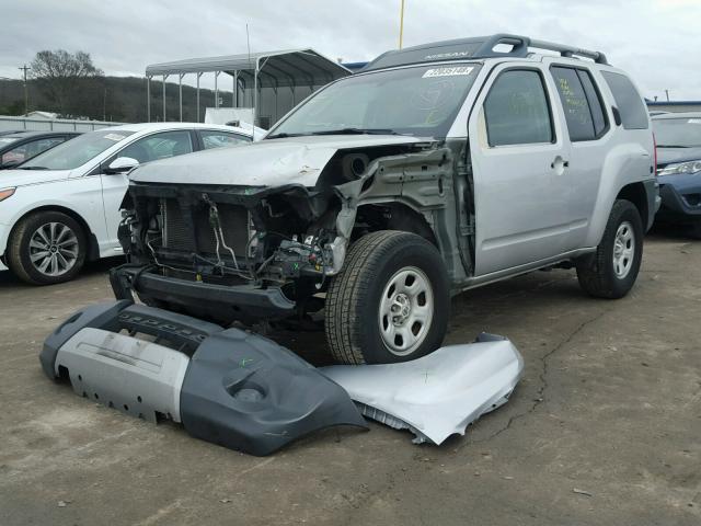 5N1AN08U39C507513 - 2009 NISSAN XTERRA OFF SILVER photo 2