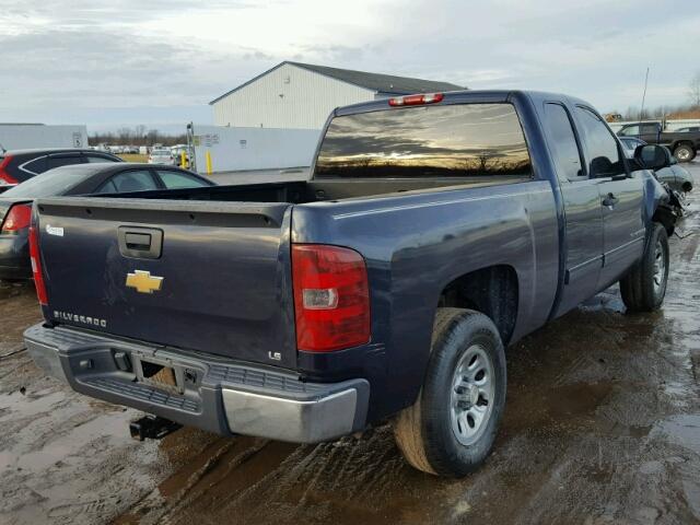 1GCEC19C99Z189529 - 2009 CHEVROLET SILVERADO BLUE photo 4