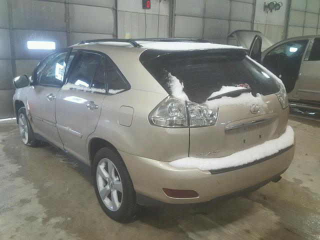 2T2HK31U08C049907 - 2008 LEXUS RX 350 TAN photo 3