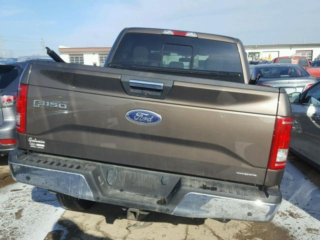 1FTEW1EFXFFC51427 - 2015 FORD F150 SUPER BROWN photo 6