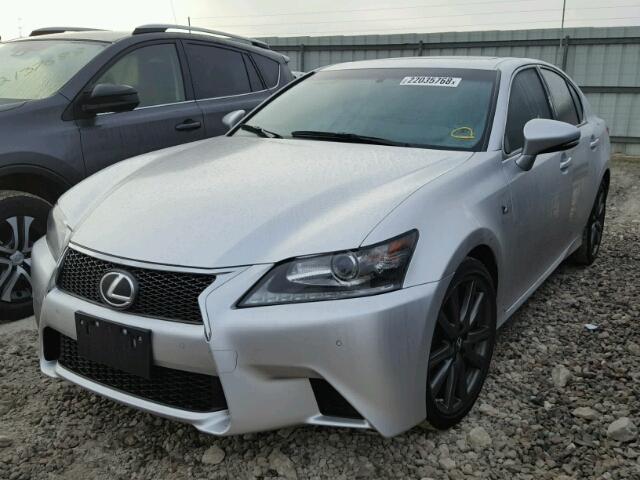 JTHBE1BL8FA002457 - 2015 LEXUS GS 350 SILVER photo 2