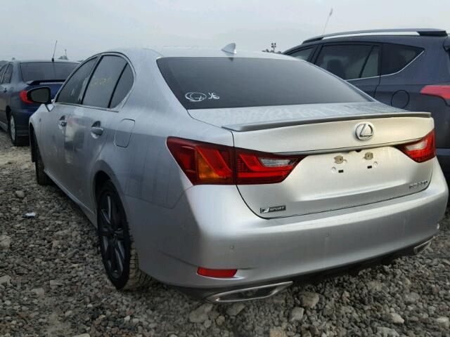 JTHBE1BL8FA002457 - 2015 LEXUS GS 350 SILVER photo 3