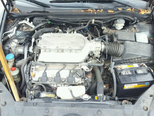 1HGCM66864A095781 - 2004 HONDA ACCORD EX GREEN photo 7