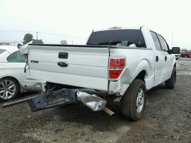 1FTEW1C87AFB25409 - 2010 FORD F150 SUPER WHITE photo 4