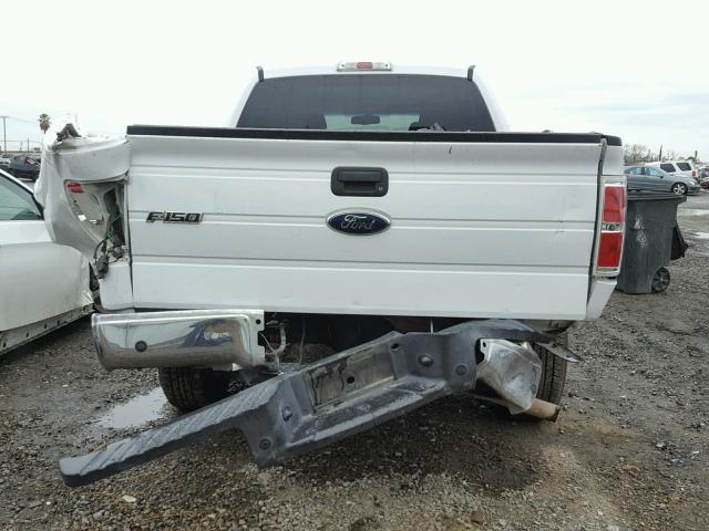 1FTEW1C87AFB25409 - 2010 FORD F150 SUPER WHITE photo 9