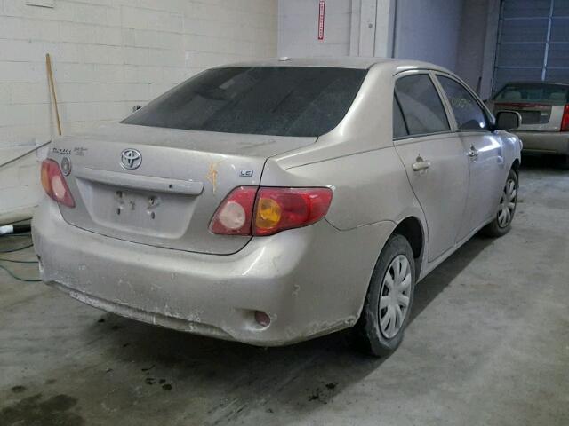 1NXBU40E49Z010726 - 2009 TOYOTA COROLLA BA GOLD photo 4