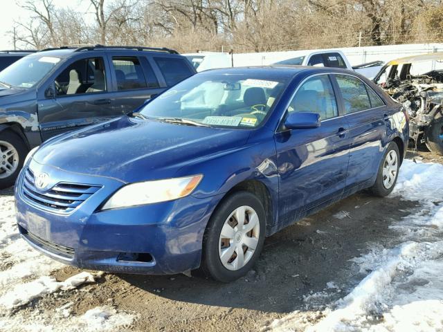 4T1BE46K57U145320 - 2007 TOYOTA CAMRY NEW BLUE photo 2